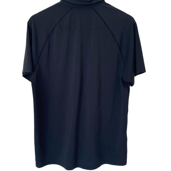 RHONE Men's Delta Pique Polo Performance Golf Lightweight Shirt Black, Large - Picture 3 of 11